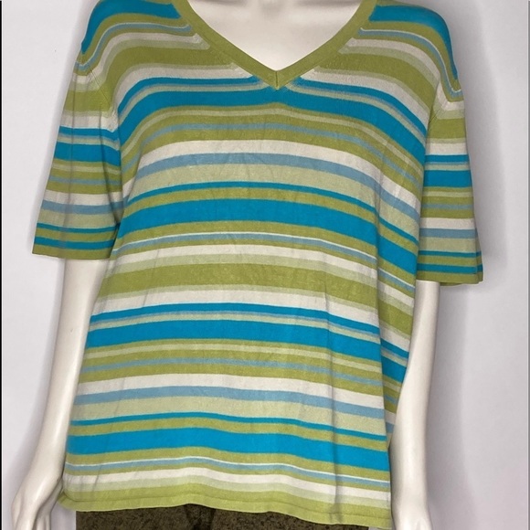 Worthington Woman Striped Sweater Sz 3X - Picture 2 of 4